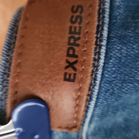 Express Blue Jeans Boot High Rise - Picture 4 of 6